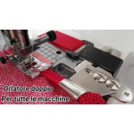 Placca doppio Orlatore da 1 cm