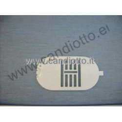 Placca ago Vigorelli maxi 3000 12 mm foro grande 