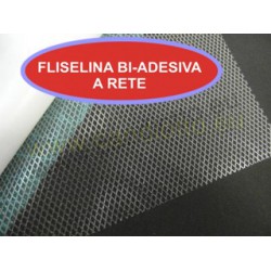 Fliselina Stabilizzatore Termoadesivo Doppio formato Rete h100cm  5MT