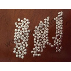 Borchie argento griffato termo adesive 4mm 1000 pz