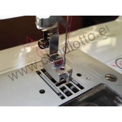 Piedino per cerniere invisibili gambo basso in metallo