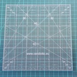 Righello per patchwork e quilt in Pollici 6x6