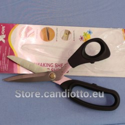 Forbice Xsor microdentata manici gomma 8 pollici