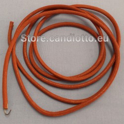 Cinghia cuoio pretagliata  lunghezza 195 cm