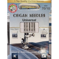 Ago universale Organ 130-705h n° 70 da 5 pz