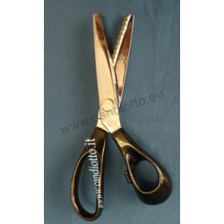 Forbice zig zag 8 pollici manici plastica (no xsor)