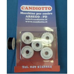 Bobbins Madeira 5 spoline per ricamo nero
