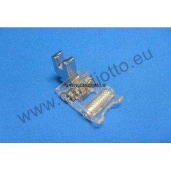 Piedino a rulli plastica basso