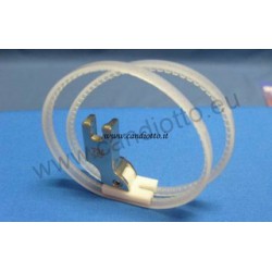 Piedino alto con anelli per pelle e gomma