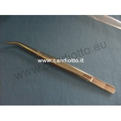 Pinzetta per tagliacuci curva zigrinata