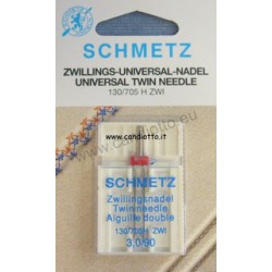 Ago 130-705 doppio 3mm rosso