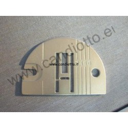 Placca ago singer mezzaluna monza