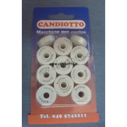 Bobbins Madeira 20 spoline bianche per ricamo 