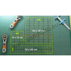 Righello per patchwork e quilt 10 x 45 cm