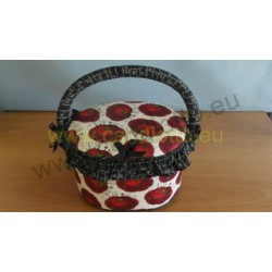 cestino portalavoro ovale alto 