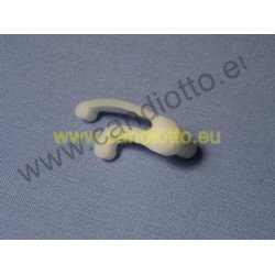 molla sgancio volantina plastica bianca