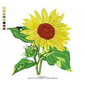 Ricamo 024__Vari1-Sunflower