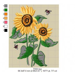 Ricamo 1014_Girasole-Fl255