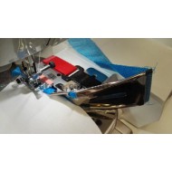 Bordatore Doppio entrata 2,8 cm bordo finito 7 mm