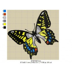 Ricamo a1001Farfalle-B1001007