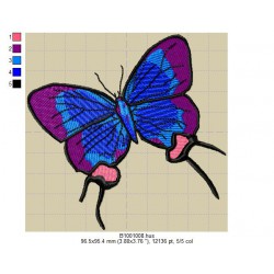 Ricamo a1001Farfalle-B1001008