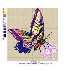 Ricamo a1001Farfalle-B1001010