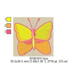 Ricamo a1001Farfalle-B1001011