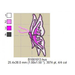 Ricamo a1001Farfalle-B1001013