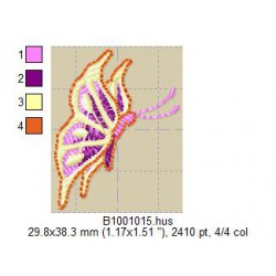 Ricamo a1001Farfalle-B1001015