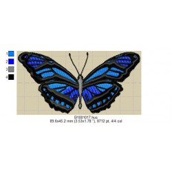 Ricamo a1001Farfalle-B1001017