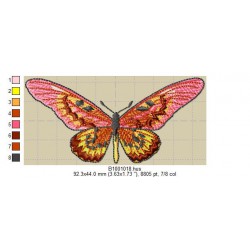 Ricamo a1001Farfalle-B1001018