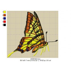 Ricamo a1001Farfalle-B1001021