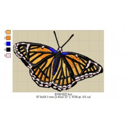 Ricamo a1001Farfalle-B1001022
