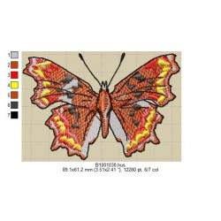 Ricamo a1001Farfalle-B1001030